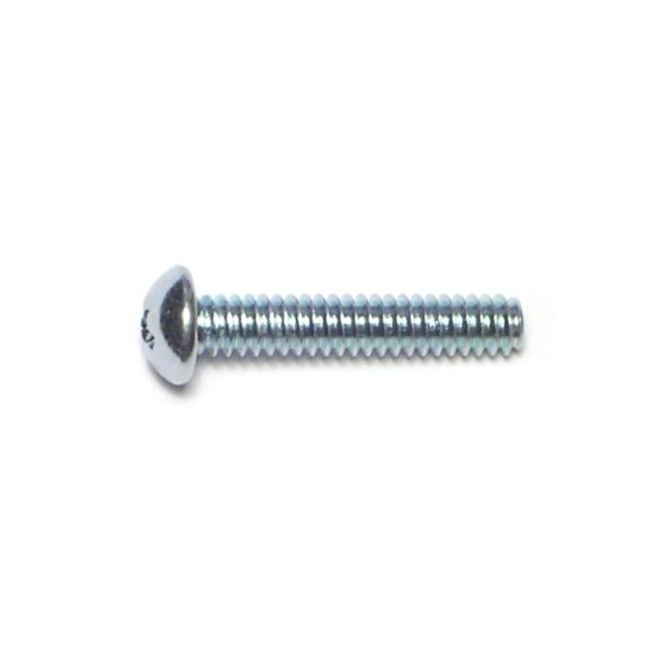 Midwest Fastener #10-24 x 1 in Phillips Round Machine Screw, Zinc Plated Steel, 50 PK 63603 - main